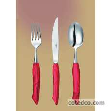 Coffret 6 couteaux grillade multicolore