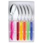 Coffret 6 Cuill�res de table multicolore
