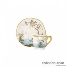 Coffret de 6 tasses et soucoupes caf� - 11 cl - diam. 14 cm
