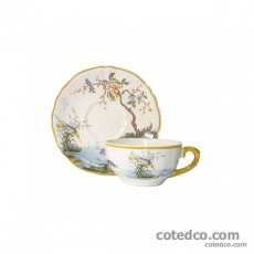 Coffret de 6 tasses et soucoupes th� - 20 cl - diam. 15,3 cm