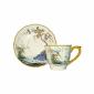 Coffret de 6 tasses et soucoupes th� U.S. - 25 cl - diam. 15,3 cm