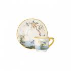 Coffret de 6 tasses et soucoupes caf� - 11 cl - diam. 14 cm