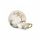 Coffret de 6 tasses et soucoupes th� - 20 cl - diam. 15,3 cm