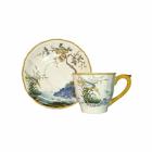 Coffret de 6 tasses et soucoupes th� U.S. - 25 cl - diam. 15,3 cm
