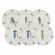 Assiette dessert d�cor Femmes-Fille