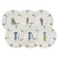 Assiette dessert d�cor Femmes-Fille