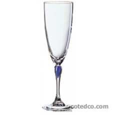 Coffret de 6 verres � pied flute champagne 17 cl