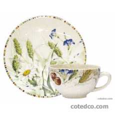 Coffret de 6 tasses et soucoupes th� - 19 cl - 20 cl