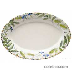 Coffret de 1 plat ovale n� 6 - 37x26 cm