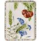 Coffret de 2 plateaux rectangulaires - 14x12 cm