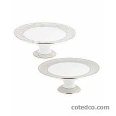 Plat � tarte sur pied  Uni- 31.5 cm