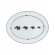 Plat ovale 12  - 34.5 cm