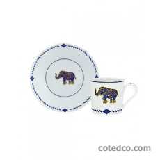 Paire Tasse caf� Blanche - 10 cl