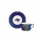 Paire Tasse th� Bleu- 16 cl