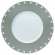 Assiette plate Grise