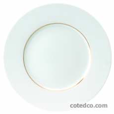 Assiette de pr�sentation blanche