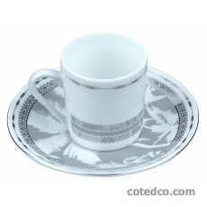 Paire tasse caf� 8cl