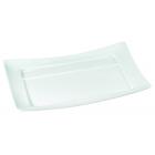Assiette rectangle avec gorge 220 x 345mm