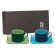 Coffret 2 P-Tasse Th� ( 1 Outremer + 1 vert sapin )