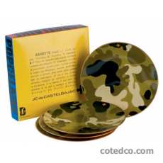 Coffret 4 Assiettes plates diam 265mm Camo