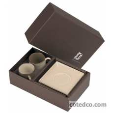 Coffret 2 P-Tasse caf� ( 1 cr�me + 1 caf�  )