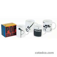 Coffret 1 mug Rock & Roll Guitare