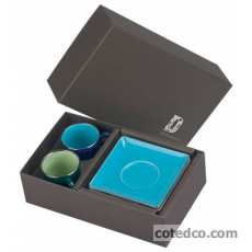Coffret 2 P-Tasse caf� ( 1 Outremer + 1 vert sapin )