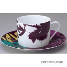 Paire Tasse Th� Turquoise 20cl