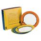 Coffret 4 Assiettes plates diam 265mm Bubble