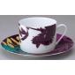Paire Tasse caf� Turquoise 11cl