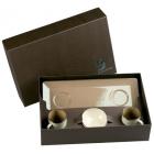 Coffret 1 Plateau caf� + 2 Tasses Cr�me + 1 Coupelle Cr�me