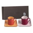 Coffret 2 P-Tasse caf� ( 1 Magenta + 1 Framboise )