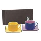 Coffret 2 P-Tasse D�jeuner ( 1 Iris + 1 Mimosa )