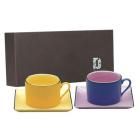 Coffret 2 P-Tasse Th� ( 1 Iris + 1 Mimosa )