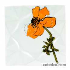 Assiette � pain carr�e 14x14cm