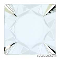 Assiette � pain carr�e 14x14cm