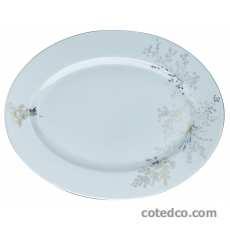 Plat ovale � aile 408 x 280mm