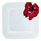 Assiette dessert carr�e 21.5x21.5cm