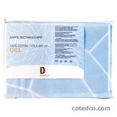 Nappe 175 x 175 cm Cristal Ciel