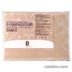 Nappe 175 x 265 cm Pompadour Sable