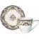 Coffret de 6 tasses et soucoupes th� U.S. - 25 cl - diam. 15,3 cm