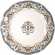 Coffret de 1 plat rond plat n� 4 - diam. 31,6 cm