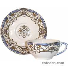 Coffret de 6 tasses et soucoupes th� - 20 cl - diam. 15,3 cm