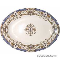 Coffret de 1 plat ovale n� 6 - 39,3x29 cm