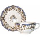 Coffret de 2 tasses et soucoupes d�jeuner - 40 cl - diam. 18 cm