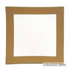 Assiette de pr�sentation Or