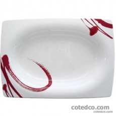 Plat ovale creux