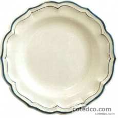 Coffret de 1 plat rond creux n� 6 - diam. 31 cm