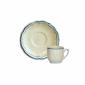 Coffret de 6 tasses et soucoupes caf� - 11 cl - diam. 14 cm