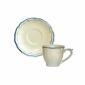 Tasse et soucoupe thé U.S. - 25 cl - diam. 15,3 cm
